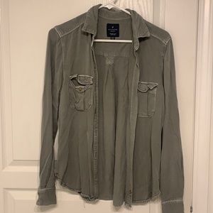 American Eagle boyfriend shirt size XS